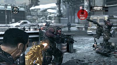 Screen ze hry Gears of War 2
