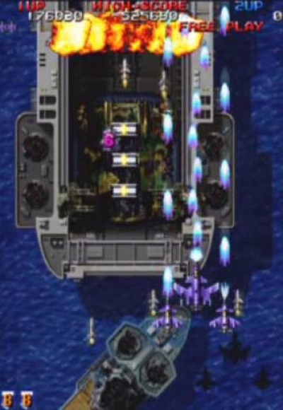 Screen ze hry Raiden Fighters Aces