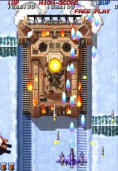 Screen ze hry Raiden Fighters Aces