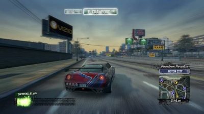 Screen ze hry Burnout Paradise