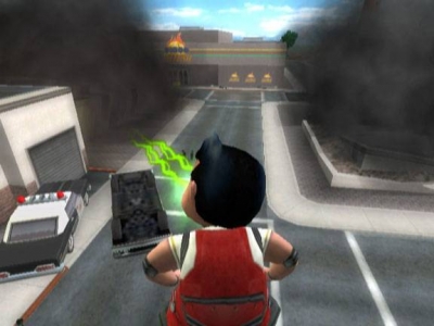 Screen ze hry Destroy All Humans! Path of the Furon