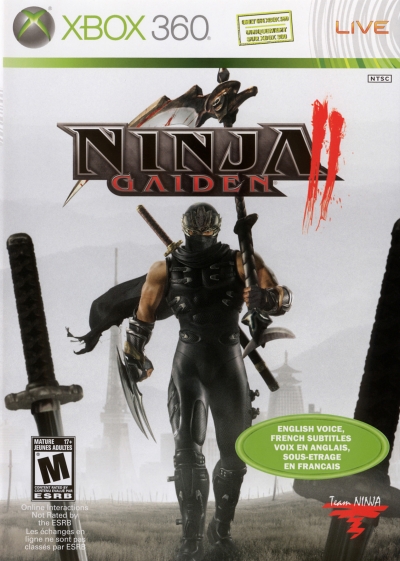 Obal hry Ninja Gaiden II