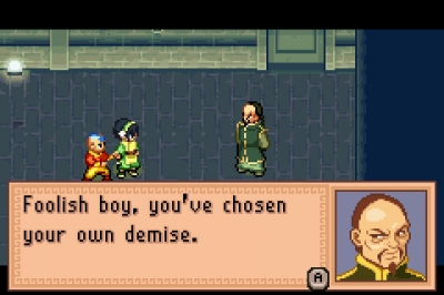 Screen ze hry Avatar: The Last Airbender - The Burning Earth