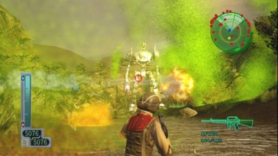 Screen ze hry Earth Defense Force 2017, The