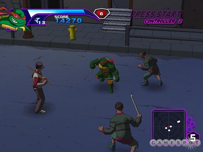 Screen Teenage Mutant Ninja Turtles