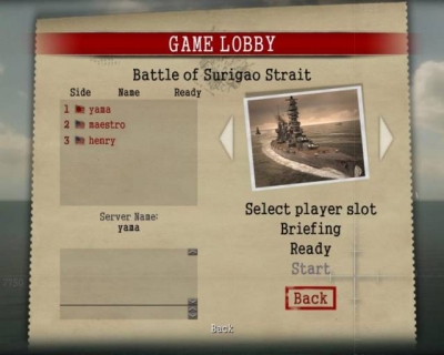 Screen ze hry Battlestations: Midway