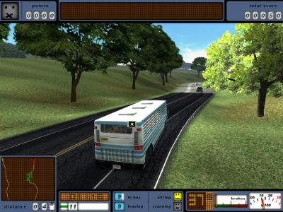 Screen ze hry Bus Driver