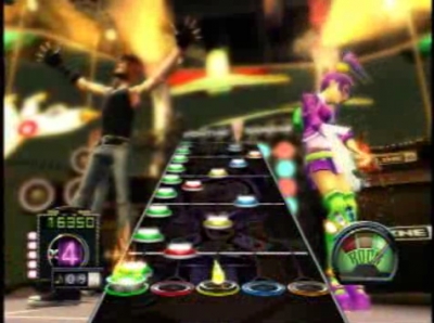 Screen ze hry Guitar Hero 3: Legends of Rock