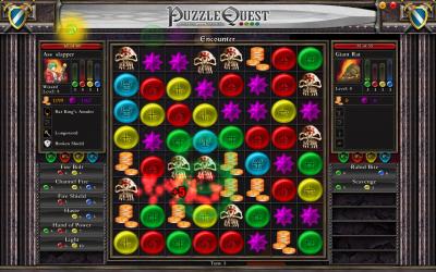 Screen ze hry Puzzle Quest: Chalenge of the Warlords