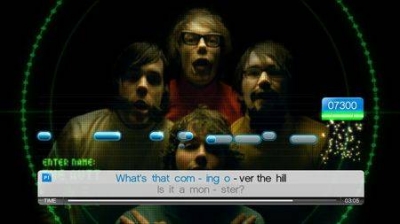 Screen ze hry SingStar