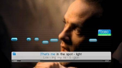 Screen ze hry SingStar