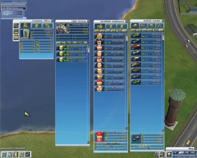 Screen ze hry Freight Tycoon Inc.