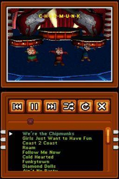 Screen ze hry Alvin and the Chipmunks