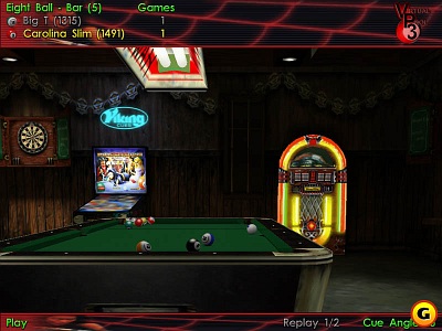 Screen Virtual Pool 3