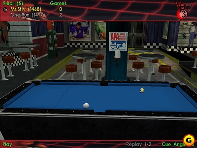 Screen Virtual Pool 3