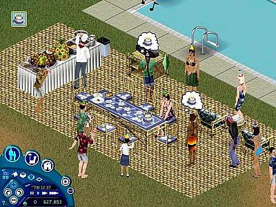 Screen ze hry The Sims: House Party