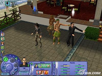 Screen ze hry The Sims 2: Bon Voyage