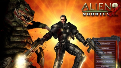 Screen ze hry Alien Shooter 2