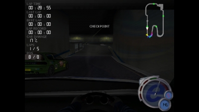 Screen ze hry E-racer