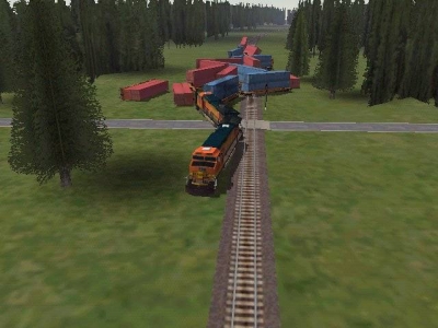 Screen ze hry Microsoft Train Simulator