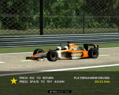 Screen ze hry F1 2001