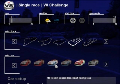 Artwork ke he V8 Challenge