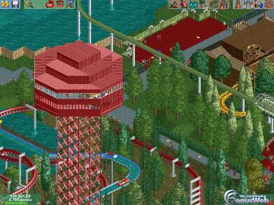 Screen ze hry Rollercoaster Tycoon 2