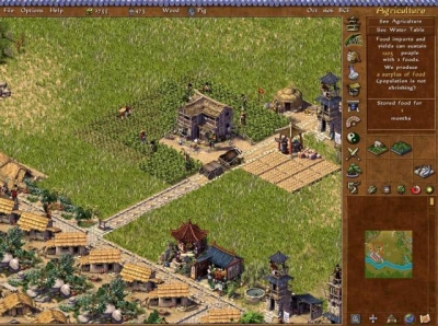 Screen ze hry Emperor: Rise of the Middle Kingdom