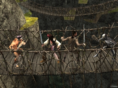 Screen ze hry Pirates of the Caribbean: At Worlds End