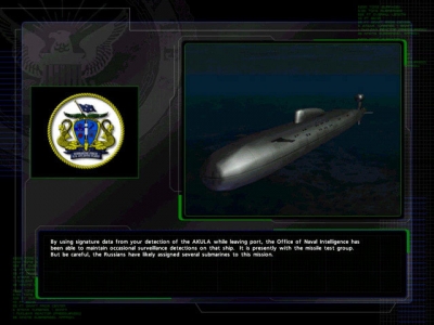 Screen ze hry Sub Command