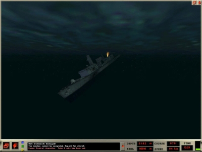 Screen ze hry Sub Command