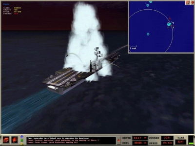 Screen ze hry Sub Command