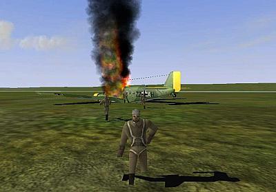 Screen ze hry Il-2 Sturmovik