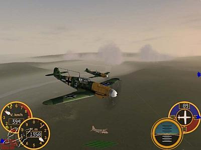 Screen ze hry Il-2 Sturmovik
