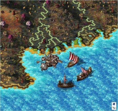 Screen ze hry The Settlers 4: The Trojans and the Elixir of Power 