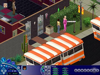 Screen ze hry The Sims: SuperStar