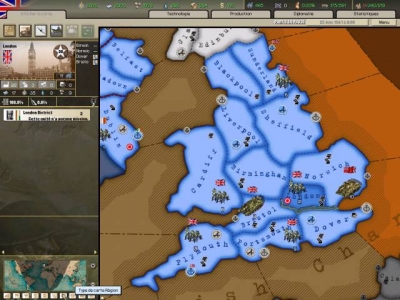 Screen ze hry Hearts of Iron 2