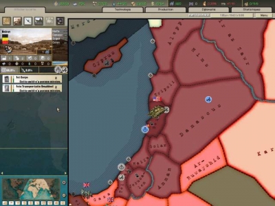 Screen ze hry Hearts of Iron 2