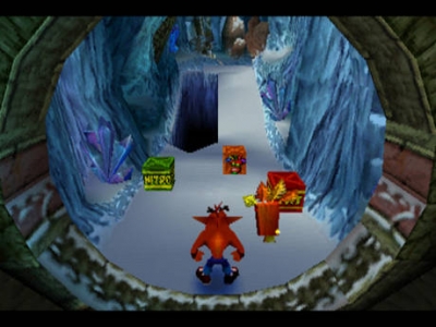 Screen ze hry Crash Bandicoot 2