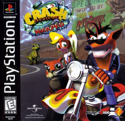 Obal hry Crash Bandicoot 3: Warped