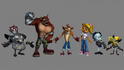 Artwork ke he Crash Team Racing