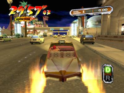 Screen ze hry Crazy Taxi 3: High Roller