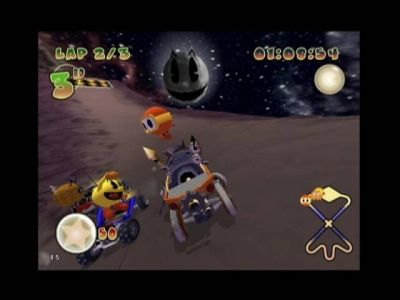 Screen ze hry Pac-Man World Rally