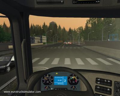 Screen ze hry Euro Truck Simulator 