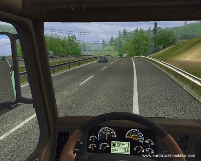 Screen ze hry Euro Truck Simulator 