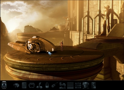 Screen ze hry Perry Rhodan: Myth of the Illochim