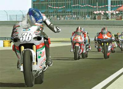 Screen ze hry MotoGP 4