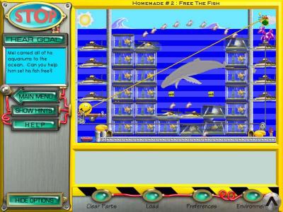 Screen ze hry The Incredible Machine: Even More Contraptions
