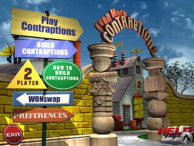 Screen ze hry The Incredible Machine: Even More Contraptions