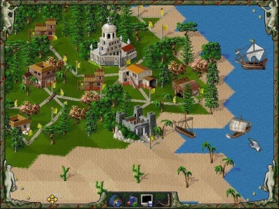 Screen ze hry The Settlers 2
